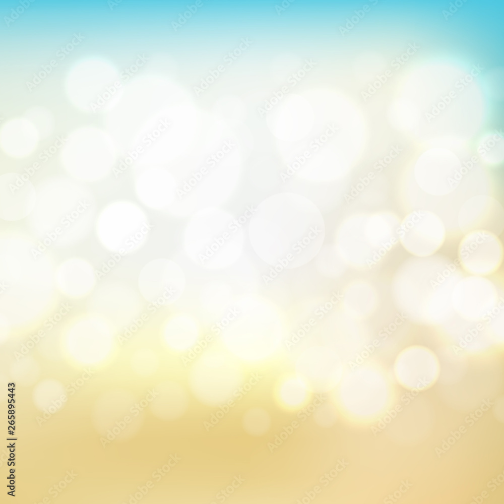 Blue Blur Background With Bokeh Blue Blur Background With Bokeh
