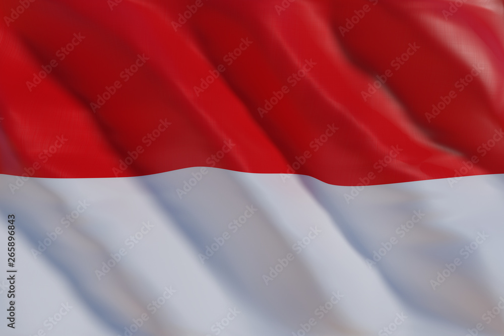 Indonesia flag in the wind Indonesia flag in the wind