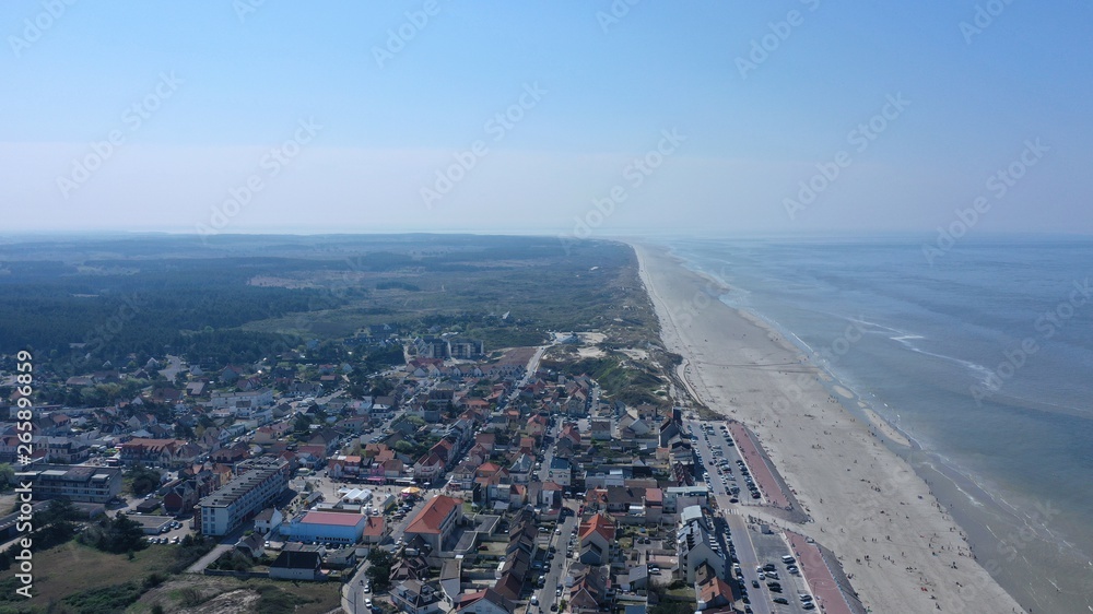Fototapeta premium baie de Somme, d'Authie et parc du Marquenterre