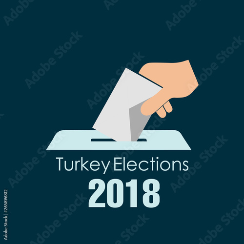 Turkey Elections Vote Box Vector Work,  istanbul, Turkey