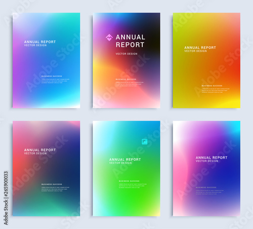 Modern abstract annual report, flyer design, brochure templates set.