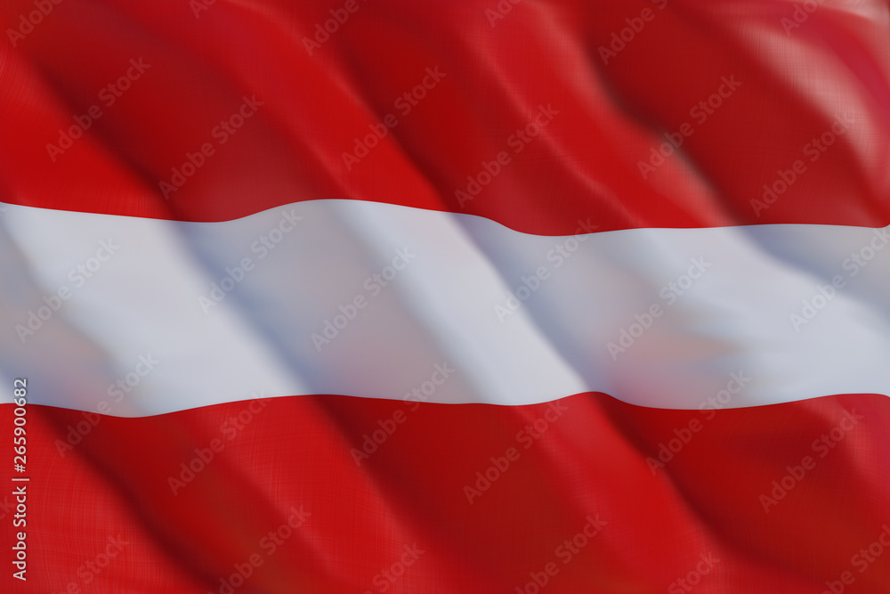 Austria flag in the wind Austria flag in the wind