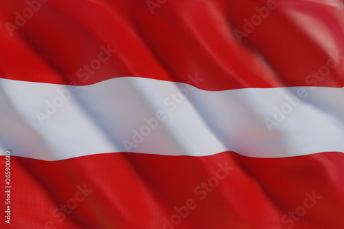 Free Download Austria flag in the wind - GFXLoad