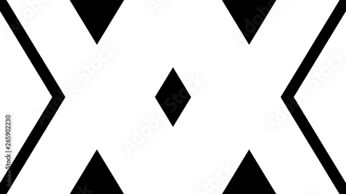 Abstract black and white pattern. Illustration.