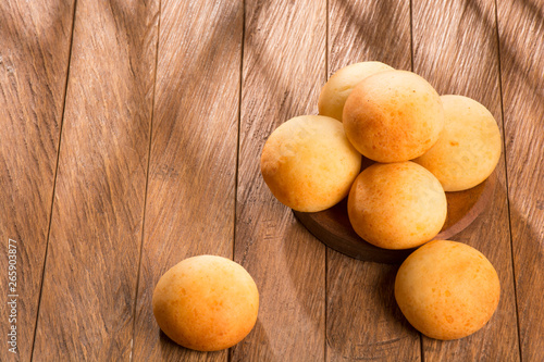 Almojabanas cheese, traditional Colombian food.