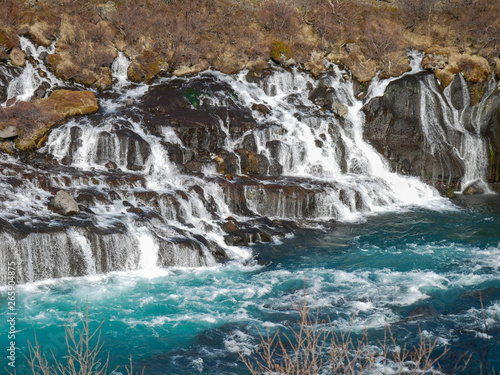 Beautiful landscape of river and waterfall © Kit Leong