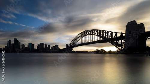 Sydney Habour Bridge at Sunset