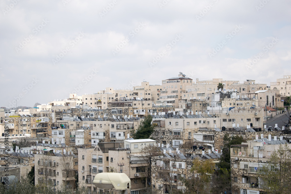 Panoramic view on Jerusalem Israel