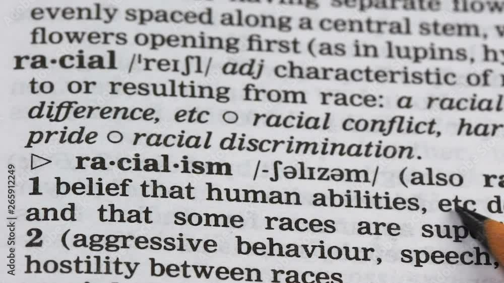 Racialism word definition in dictionary, aggressive attitude to different races Racialism word definition in dictionary, aggressive attitude to different races