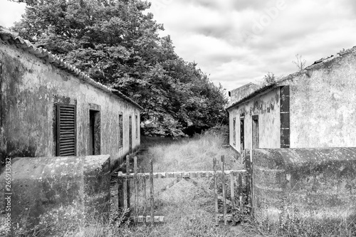 Wallpaper Mural Black and white Azores House Torontodigital.ca