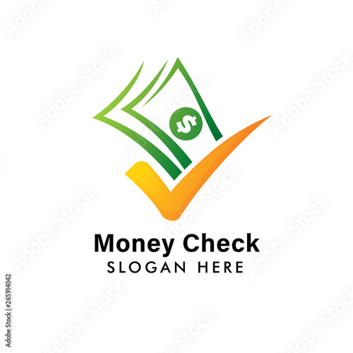 Good payment logo template. Cash Icon symbol design. money check logo design
