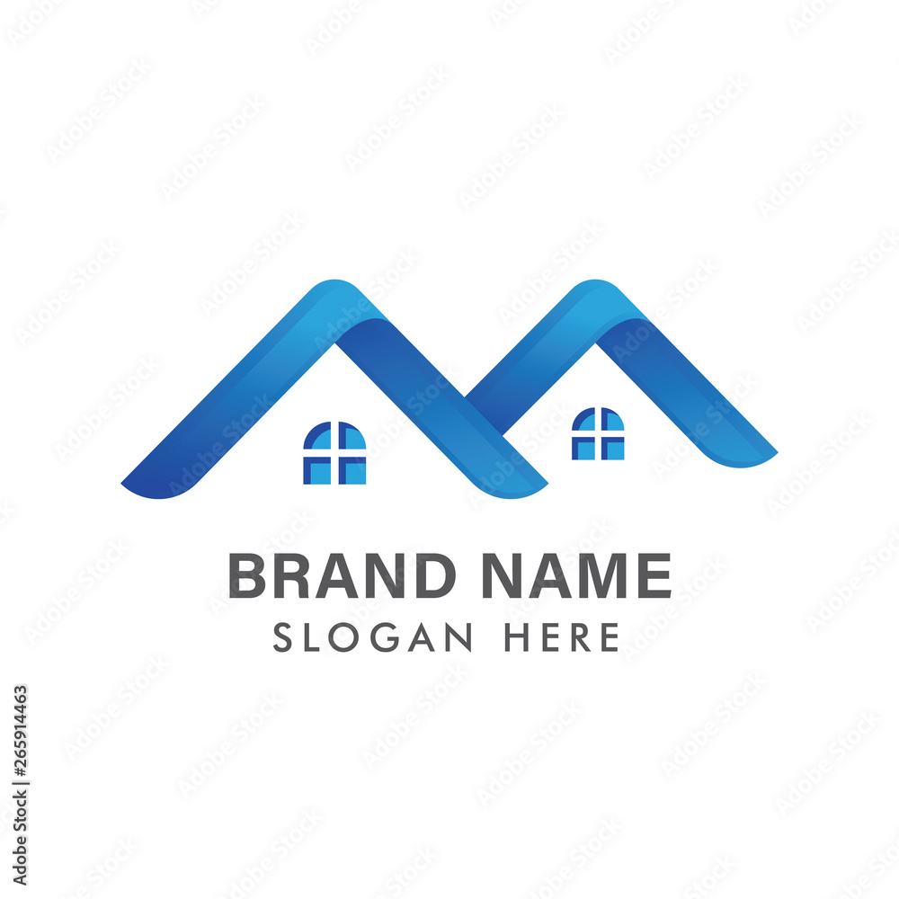 Modern Real Estate Logo design / Creative House Logo Design / Abstract Buildings Logo Design Modern Real Estate Logo design / Creative House Logo Design / Abstract Buildings Logo Design