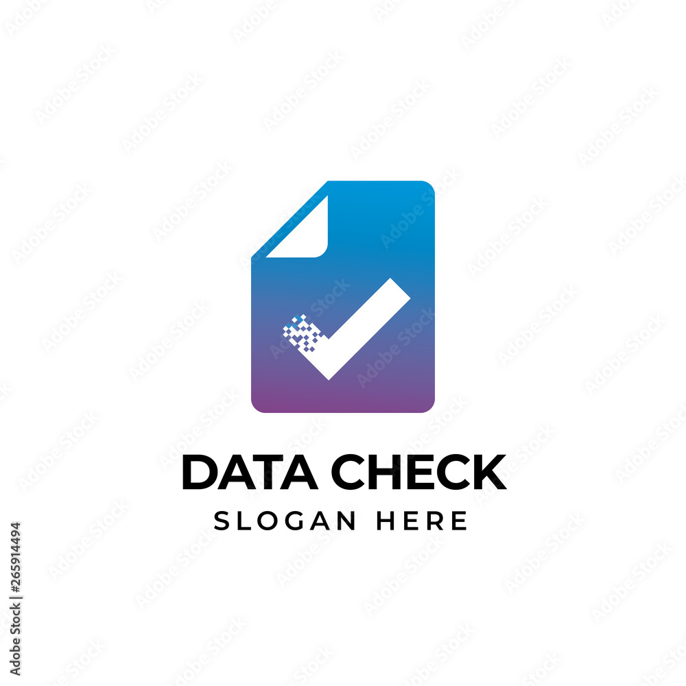 Check Document Logo Template Design. doc check icon symbol design Check Document Logo Template Design. doc check icon symbol design