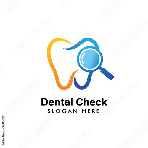 dental logo template. dental care icon symbol design
