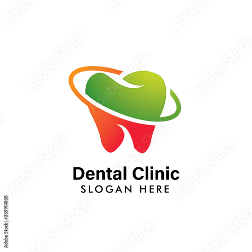 dental logo template. dental care icon symbol design