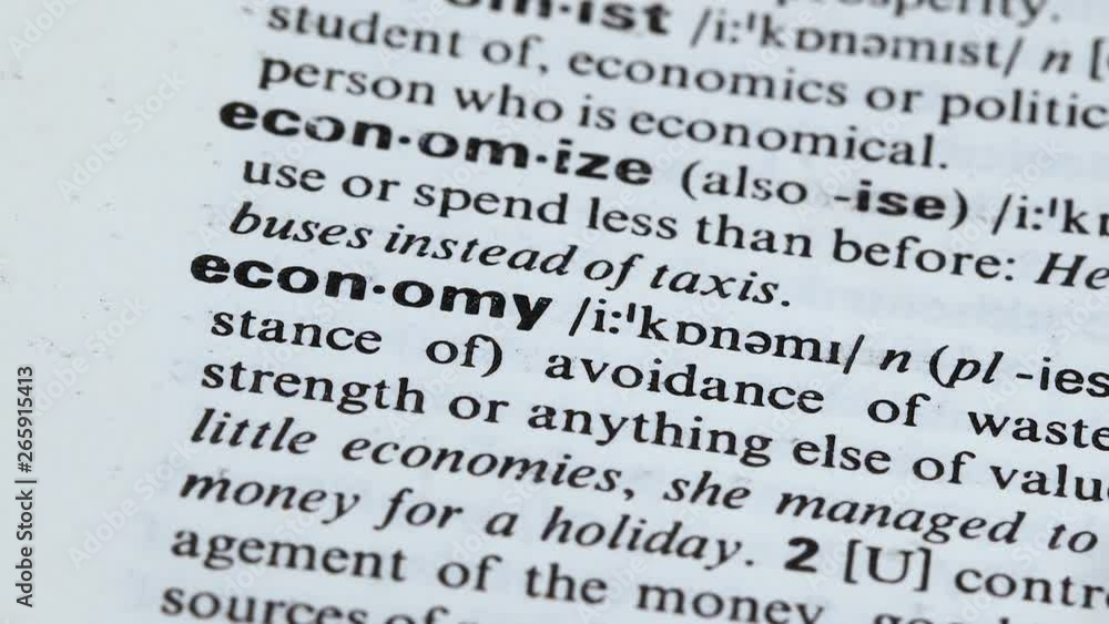 Economy word meaning in dictionary, avoiding of wasting resources, planning Economy word meaning in dictionary, avoiding of wasting resources, planning