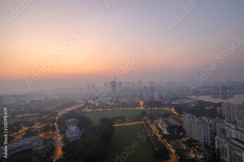 Sunrise at cityscape  © Kamalanathan