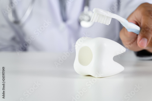 Tooth, health, dentistry concept image of dental care and treatment
