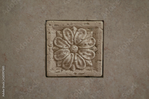 ornament on the wall
