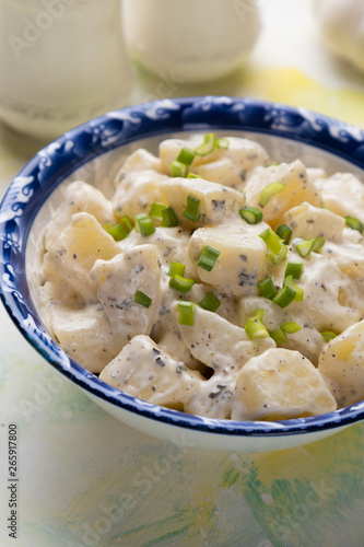 Potato salad with mayonnaise dressing