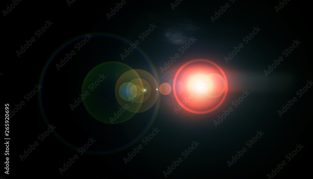 Lights and Lens Flares effect Lights and Lens Flares effect