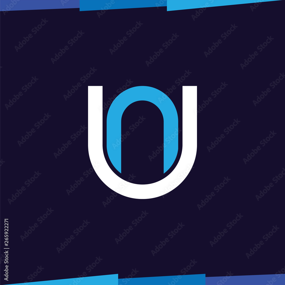UN Initial Letter Logo Icon Vector template UN Initial Letter Logo Icon Vector template