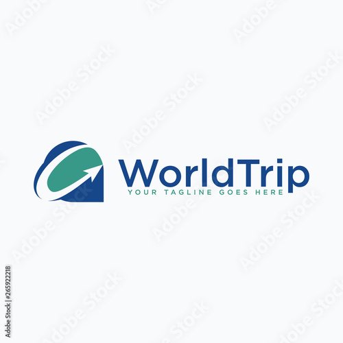 World Trip Logo - Vector logo template