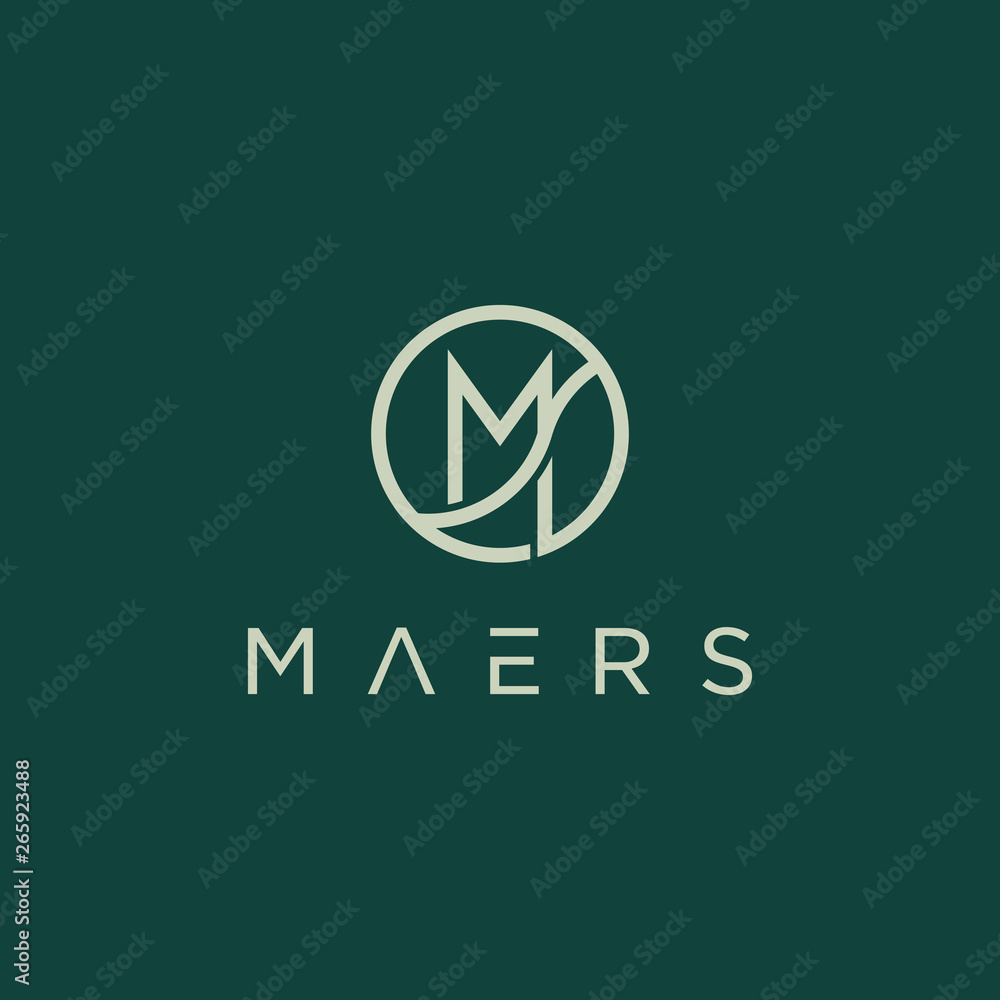 Luxury Initial Letter M Logo - Vector logo template Luxury Initial Letter M Logo - Vector logo template