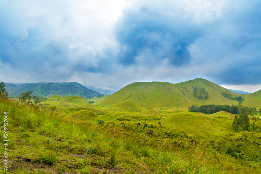 Fototapeta premium Beautiful view at Wurung Creater, East Java, Indonesia