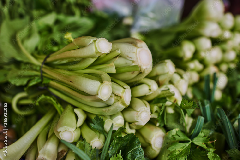 Variety of fruits and vegetables on the asian market. Asian cuisine concept. Sales of fruit and vegetables in in Bali, Indonesia. Variety of fruits and vegetables on the asian market. Asian cuisine concept. Sales of fruit and vegetables in in Bali, Indonesia.
