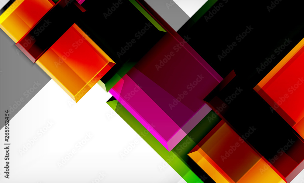 Colorful square and rectangle blocks background Colorful square and rectangle blocks background