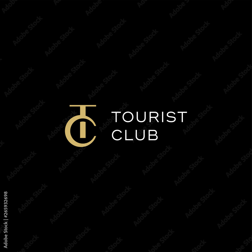 TC initial monogram logo design TC initial monogram logo design