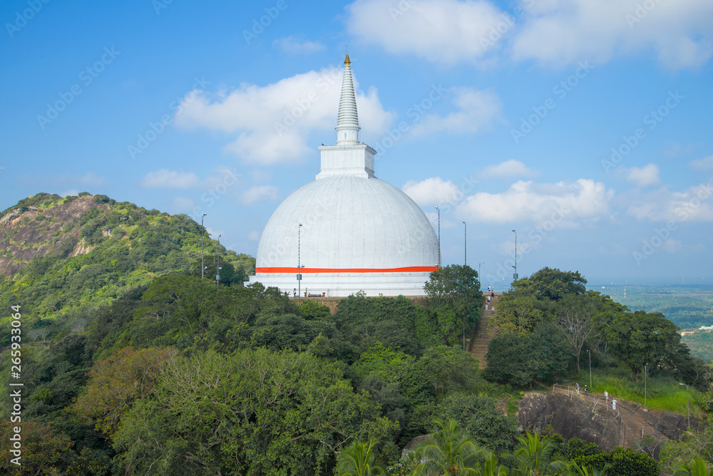 View of the ancient Buddhist stupa by Mahaseya Dagoba. Mihintale, Sri Lanka View of the ancient Buddhist stupa by Mahaseya Dagoba. Mihintale, Sri Lanka