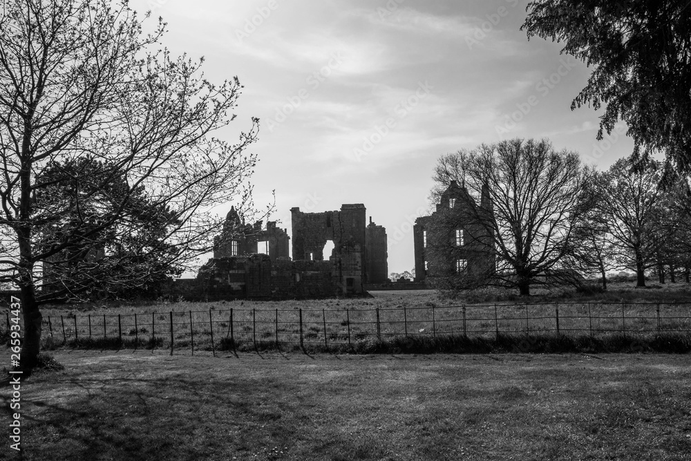 Moreton Corbet, Shropshire,England – 04/22/19 : Morton Corbet Castle