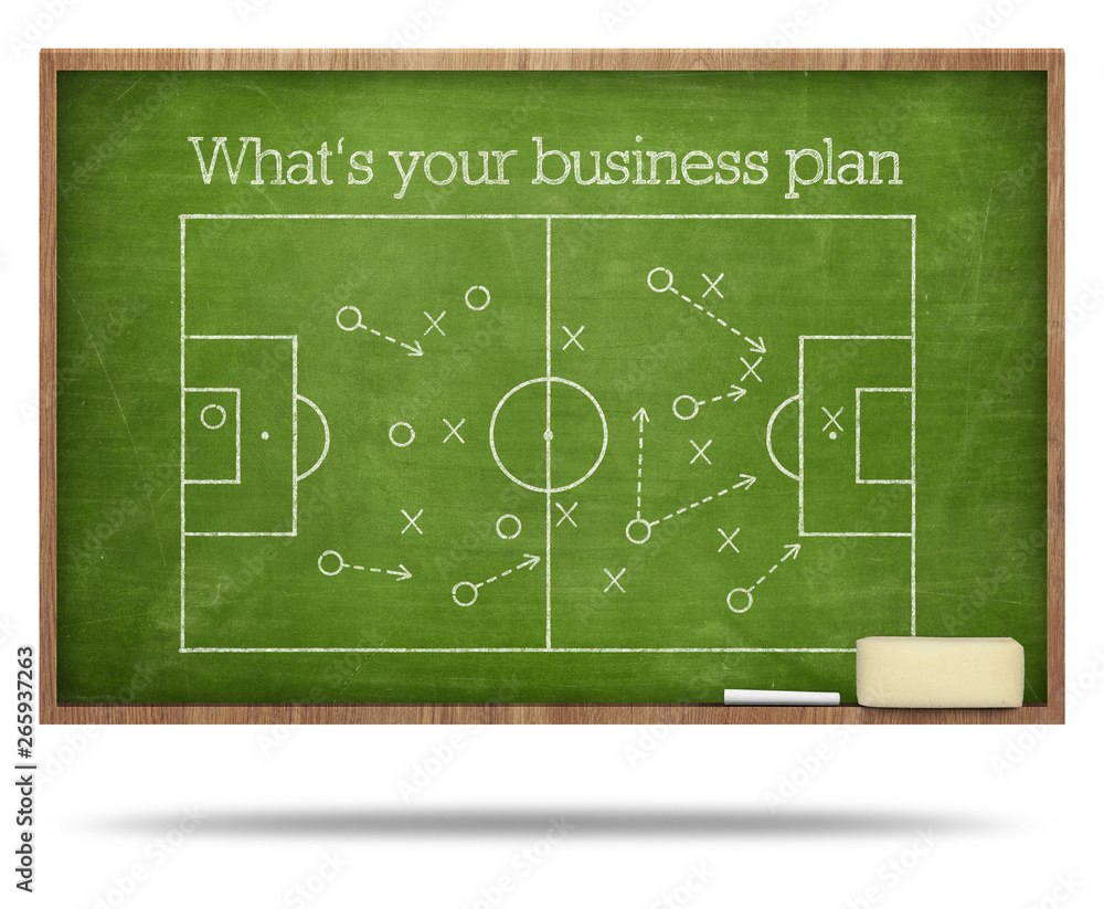 Fototapeta premium Whats your business plan text