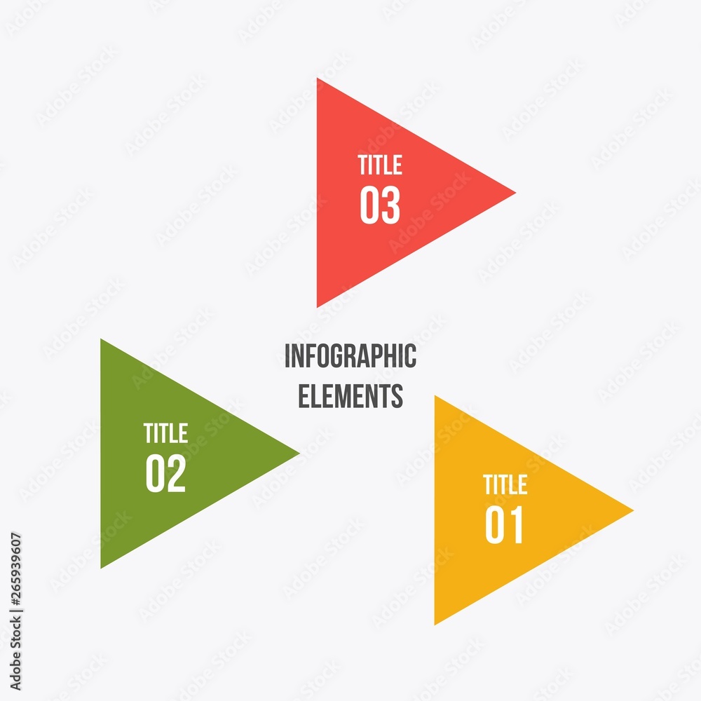 Circle chart, Circle infographic with triangle shape Circle chart, Circle infographic with triangle shape