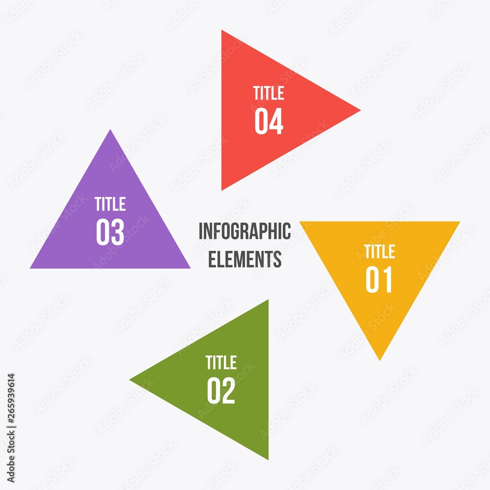 Circle chart, Circle infographic with triangle shape Circle chart, Circle infographic with triangle shape