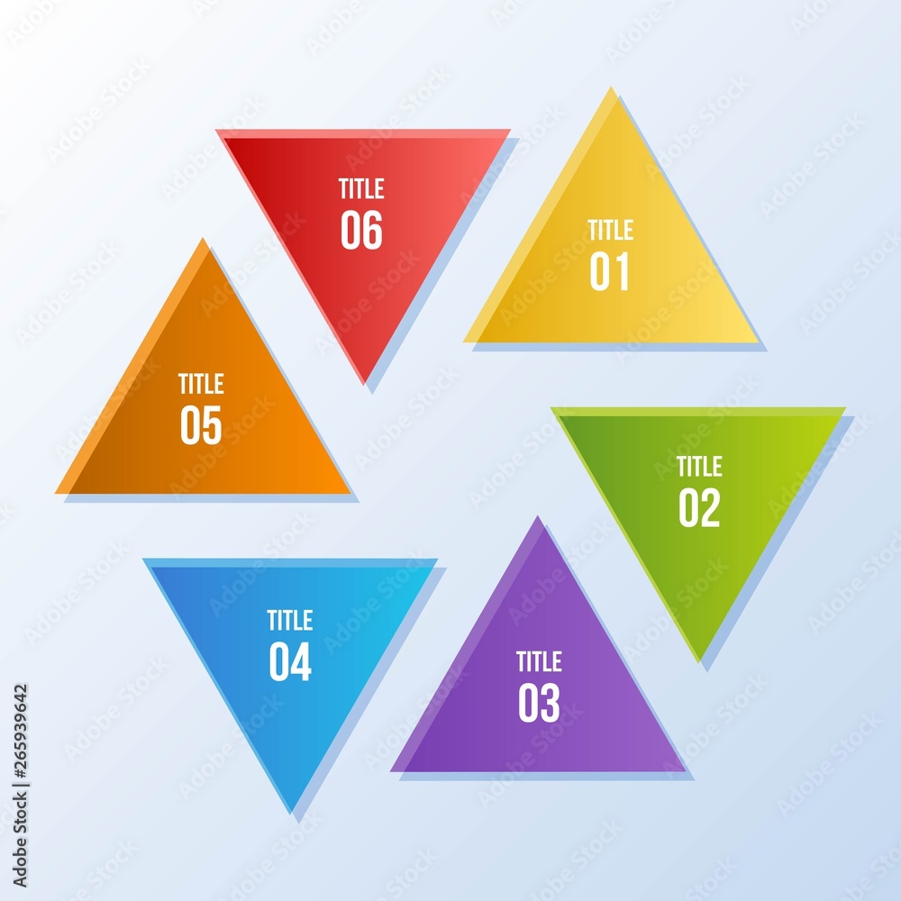 Circle chart, Circle infographic with triangle shape Circle chart, Circle infographic with triangle shape