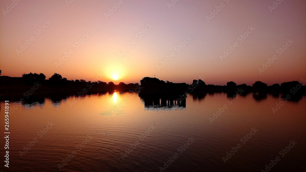 Sun rise in Jaisalmer