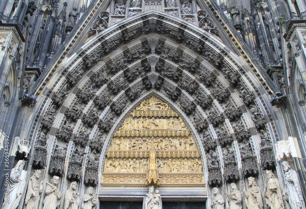 Obraz premium Cologne Cathedral facade, Germany