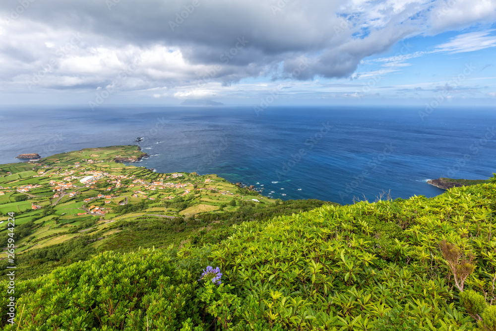 Wide angle view of Ponta Delgada