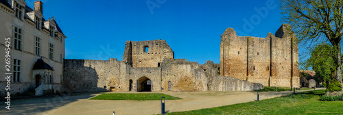 Obraz na plátně Intérieur du Château de Ste Suzanne