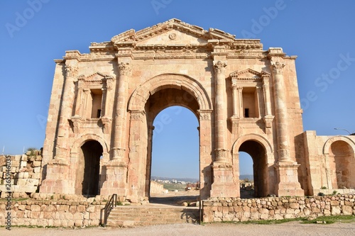 Hadrian's Arch, South Entrance to Jerash, Jordan