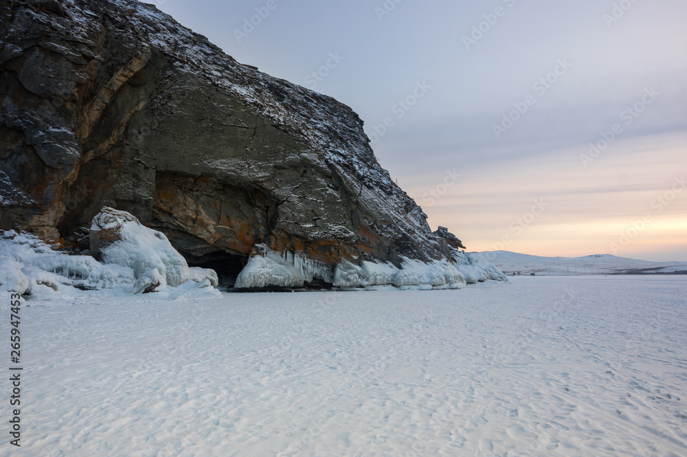 Lake Baikal in winter