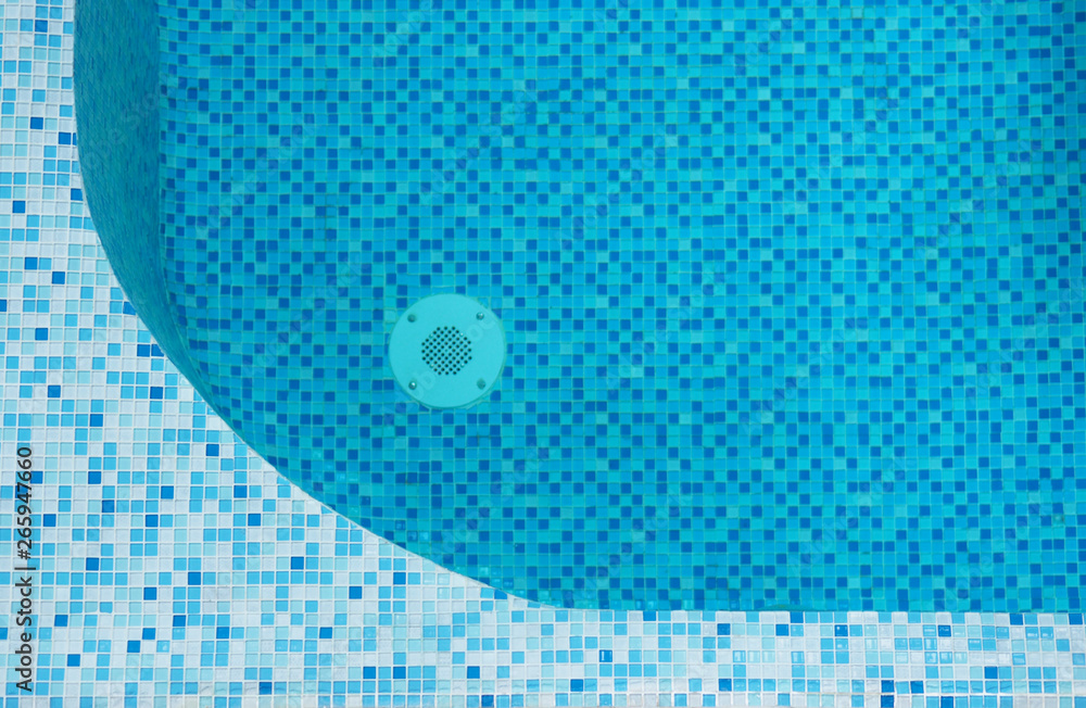 Fototapeta premium swimming pool in summer season background.