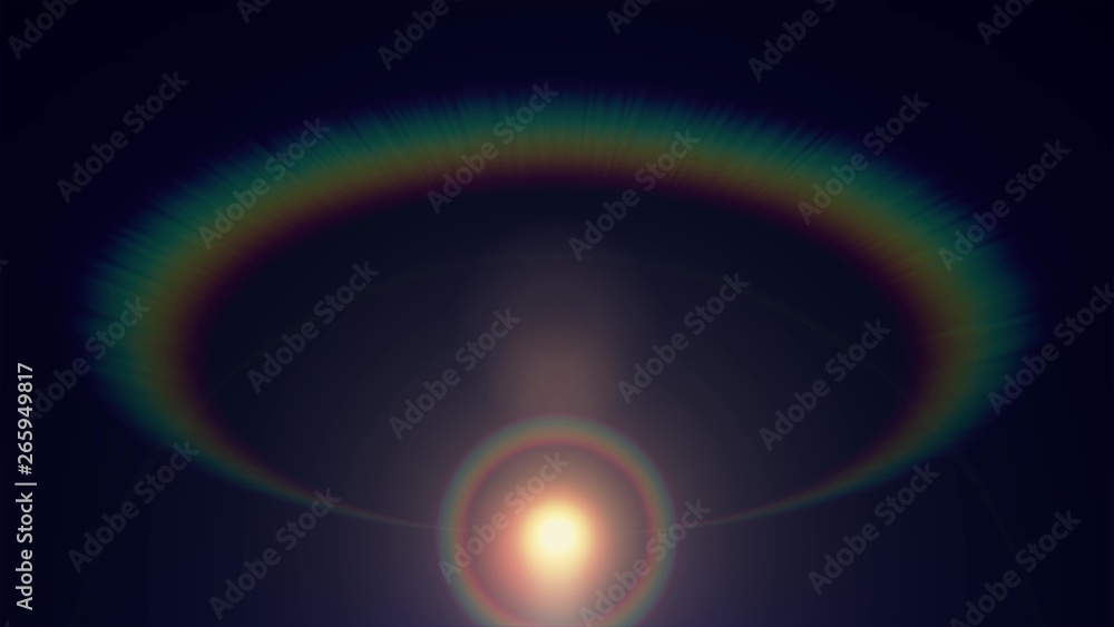 lights optical lens flares shiny bokeh illustration art background new natural lighting lamp rays effect colorful bright stock image