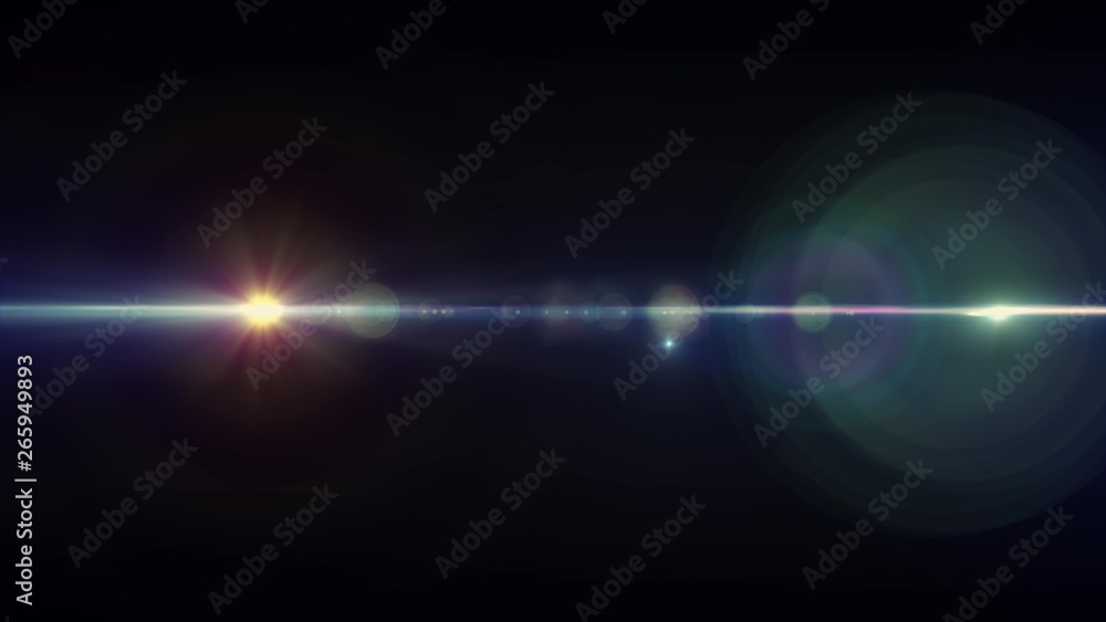 lights optical lens flares shiny bokeh illustration art background new natural lighting lamp rays effect colorful bright stock image