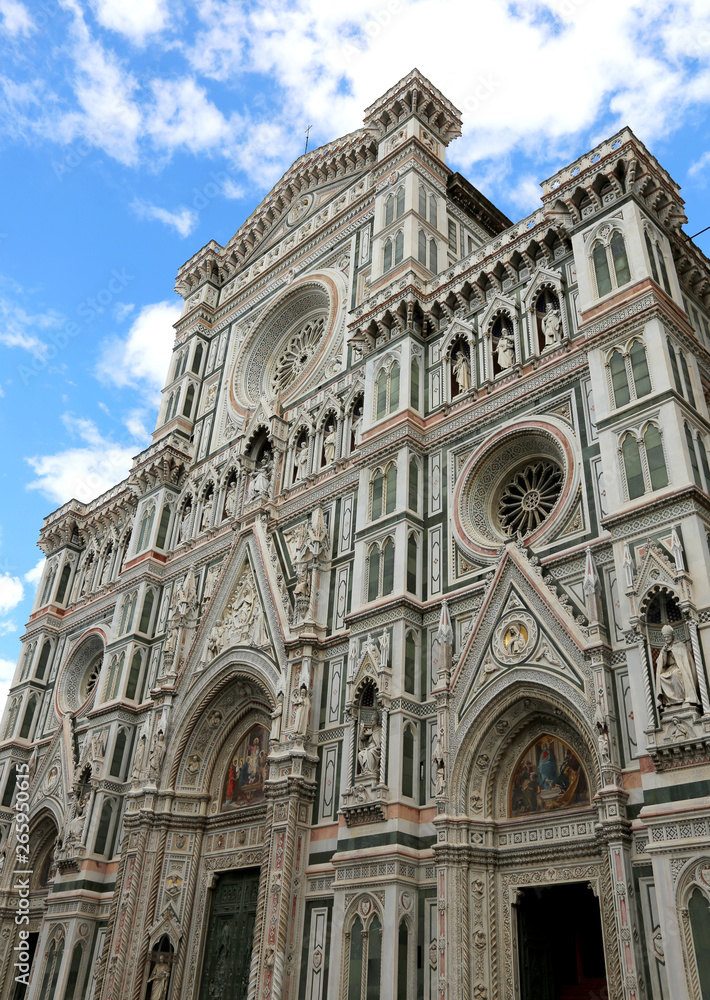 Florence facade of the Cathedral in Italy