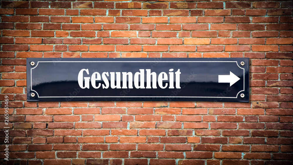 Fototapeta premium Schild 404 - Gesundheit