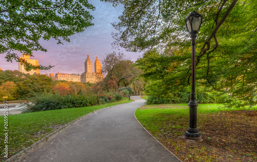 Central Park, New York City in autumn Fotobehang